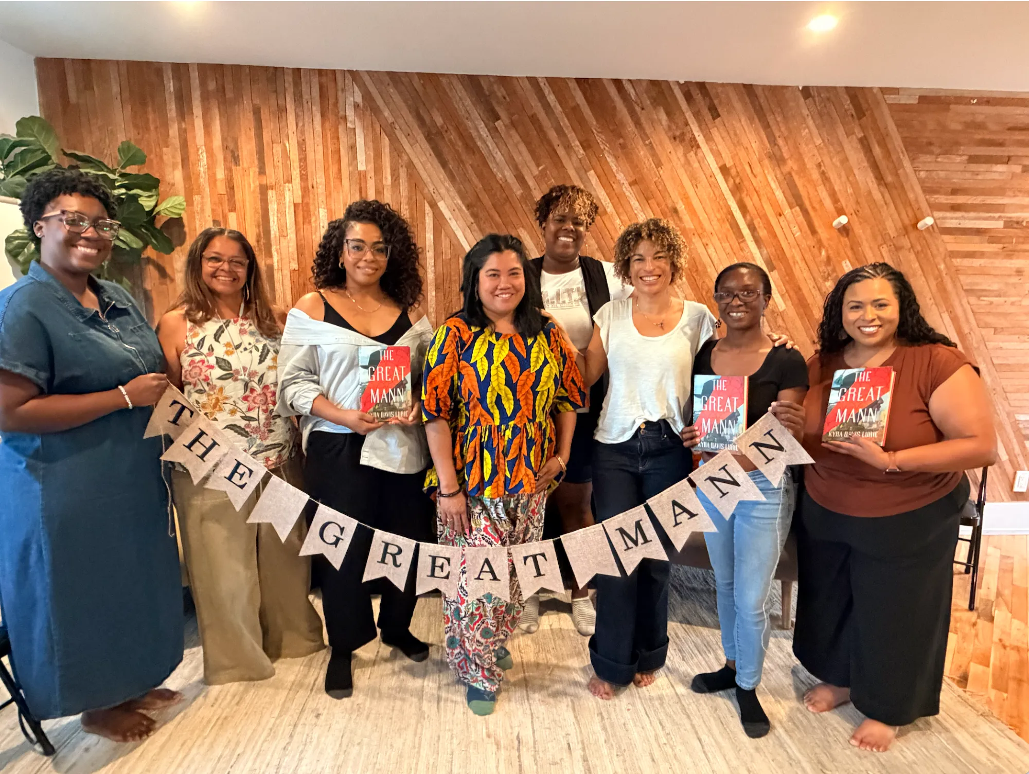 Sown in Light Book Club with author Kyra Davis Lurie at our 1-year anniversary meeting