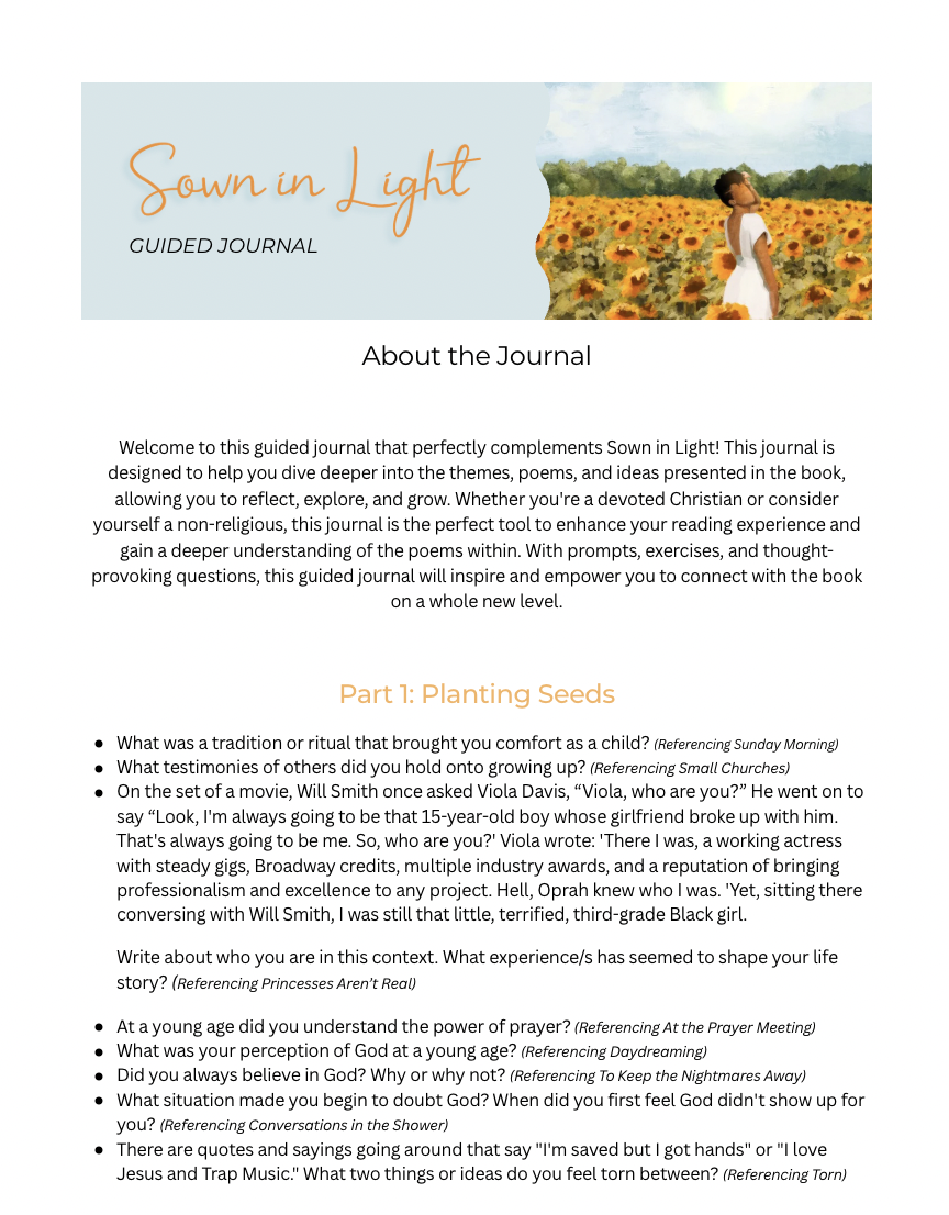 Guided Journal preview