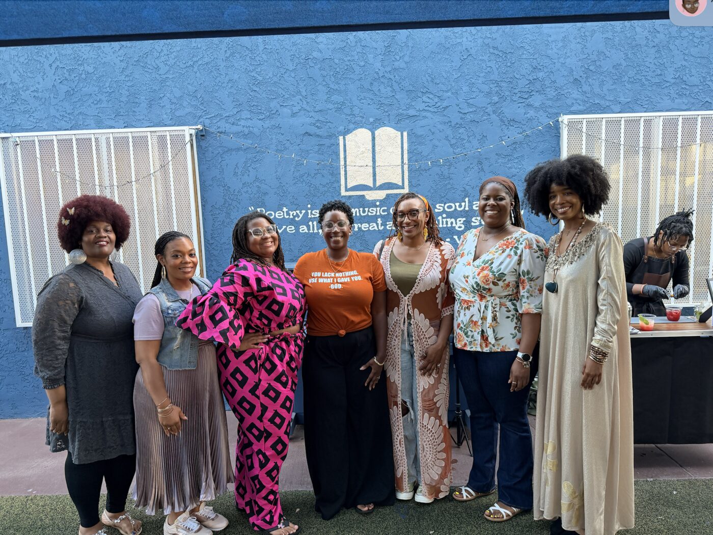 Expressing Grace cast at Sims Library of Poetry