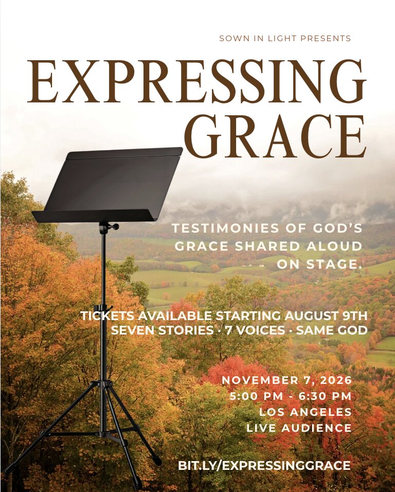 Expressing Grace event flyer